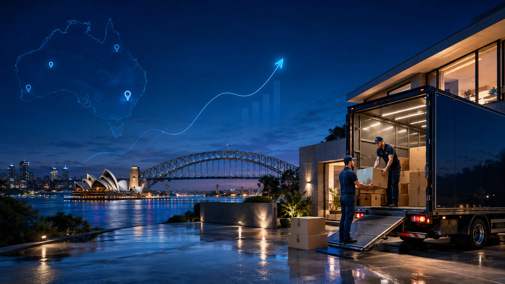 Australia mover landing page visual
