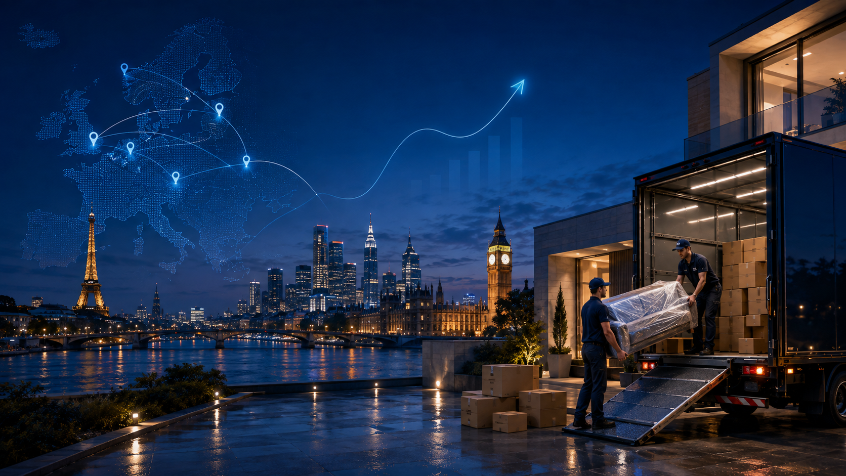 Europe moving company growth visual