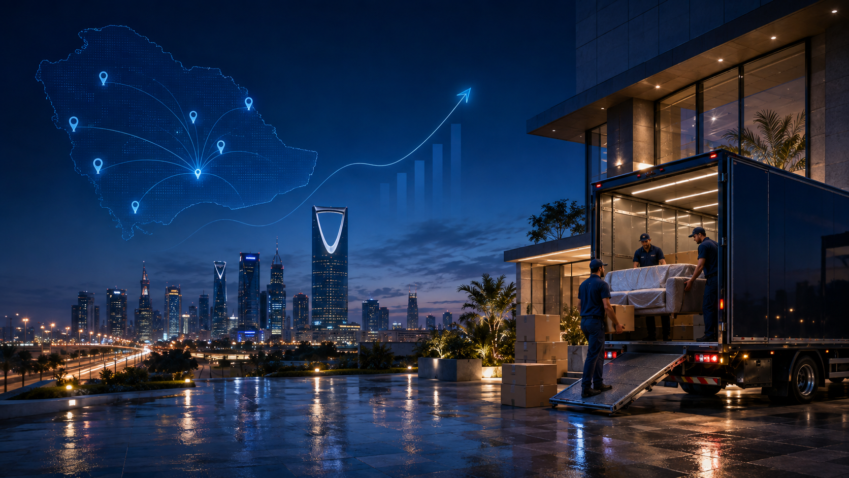 Saudi Arabia moving company growth visual