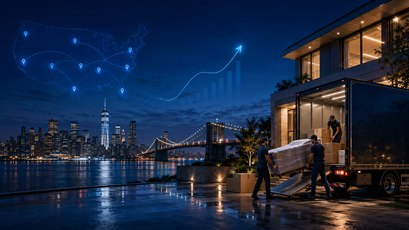 United States mover CRM visual